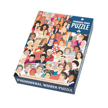 Phenomenal Women 1000-Piece Puzzle with Poster and Trivia