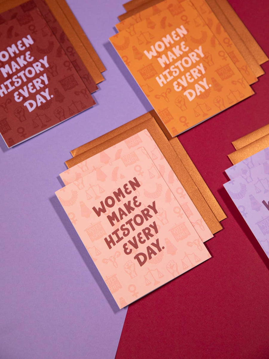 Women Make History Every Day Note Card (Set of 8)