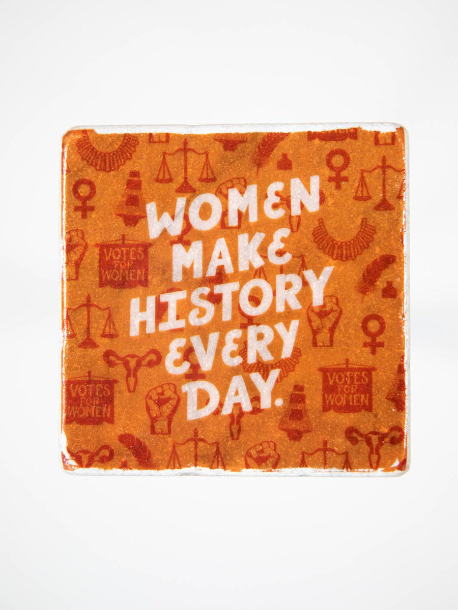 Women Make History Every Day Coaster Set