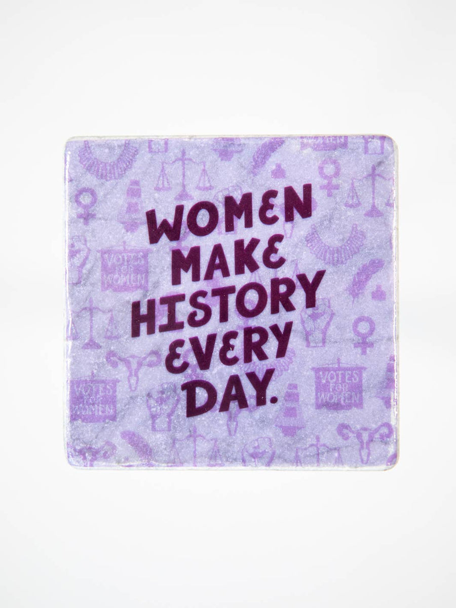 Women Make History Every Day Coaster Set