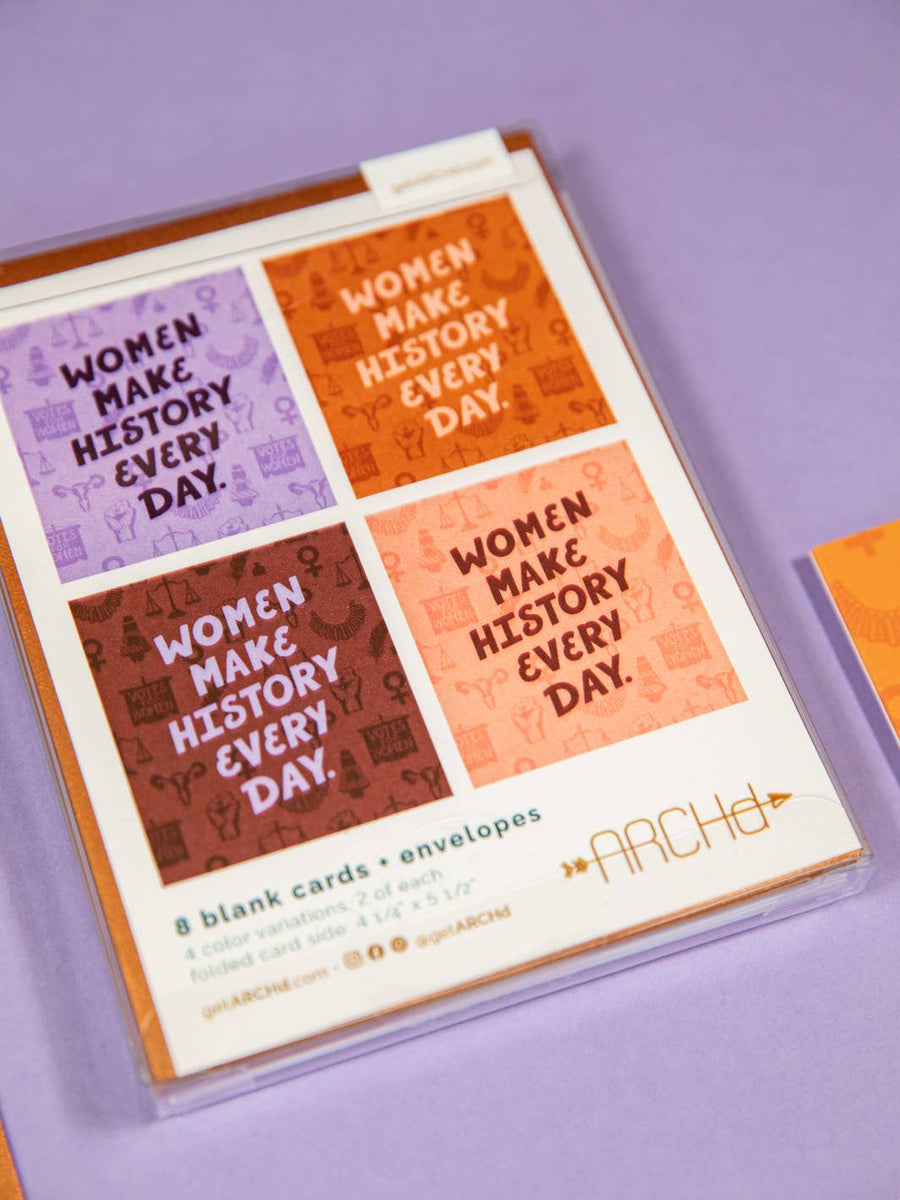 Women Make History Every Day Note Card (Set of 8)
