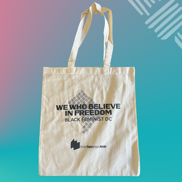 Canva tote bag that says 