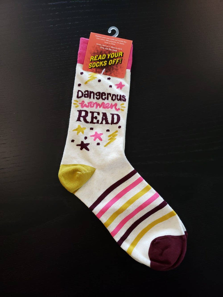 Dangerous Women Read Socks