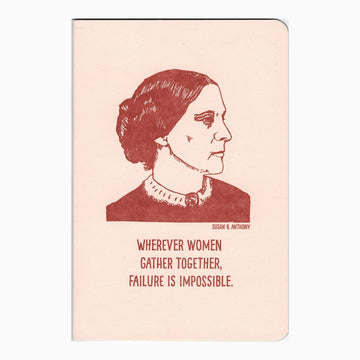 Susan B Anthony Medium Notebook
