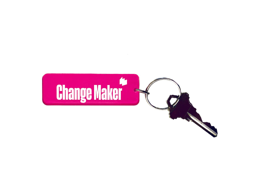 Rule Breaker, Change Maker Acrylic Keychain